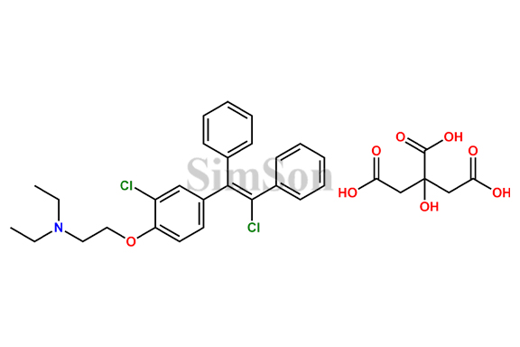 2-Chloro Clomiphene Citrate (E/Z Mixture)