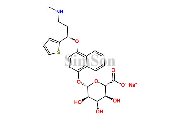 4-Hydroxy Duloxetine Glucuronide Sodium