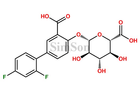 Diflunisal phenolic glucuronide