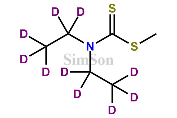 S-Methyl N, N-Diethyldithiocarbamate D10