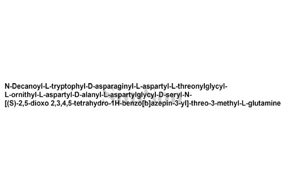 Daptomycin open lactone benzazepinedione analog