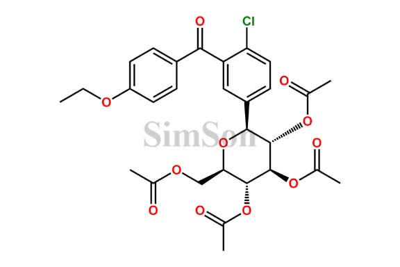 Dapagliflozin Ketone Tetraacetate Impurity