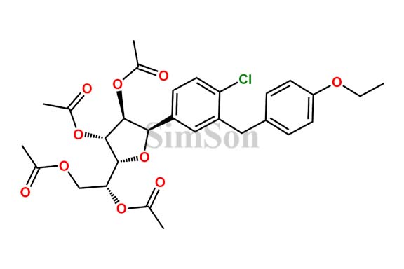 Dapagliflozin Alpha Furanose Isomer Tetraacetate