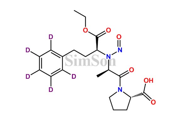 N Nitroso Enalapril d5