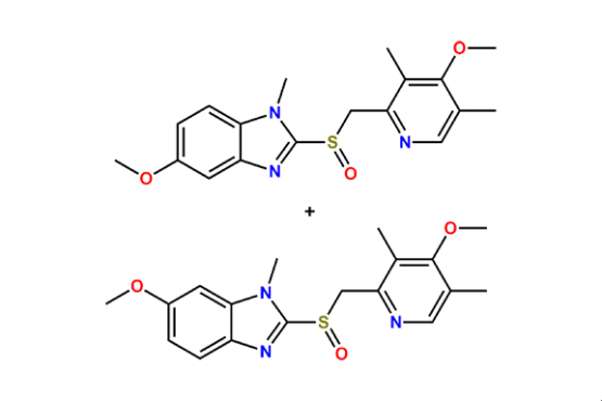 Mixture of N-Methyl 5-Methoxy & N-Methyl 6-Methoxy Omeprazole Analog