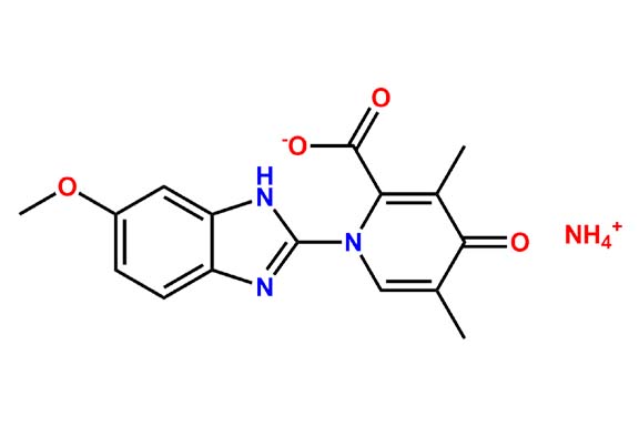 Ammonium1-(6-methoxy-1H-benzo(d)imidazol-2-yl)-3,5-dimethyl-4-oxo-1,4-dihydropyridine-2-carboxylate