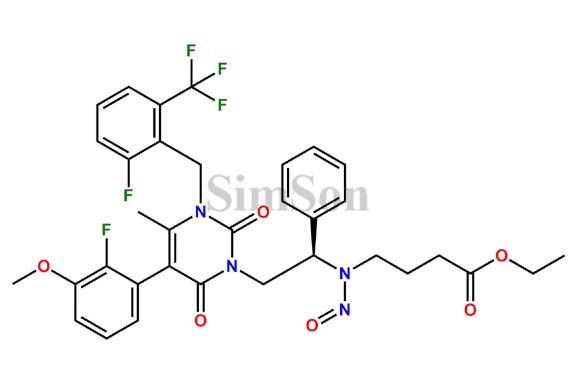 Elagolix Ethyl Ester Nitroso Impurity