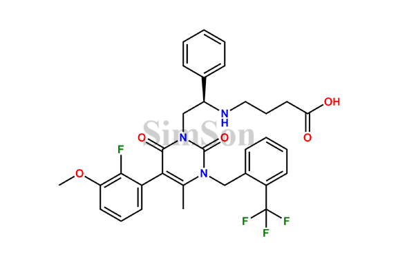 Elagolix Desfluoro Impurity