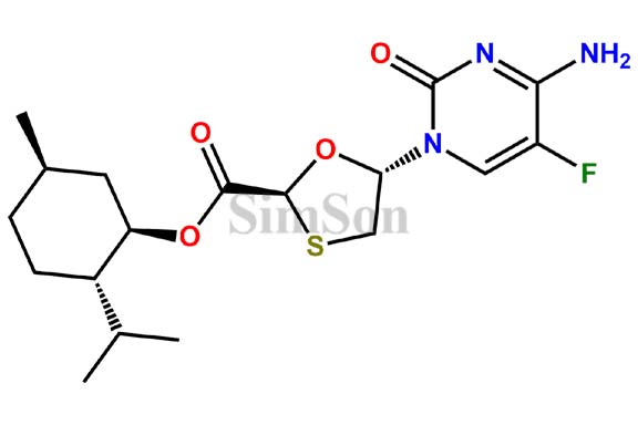 (2S,5S) Emtricitabine Menthyl Ester