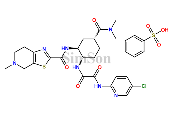 Edoxaban Impurity H (SSR isomer) (benzene sulfonate salt)