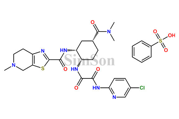 Edoxaban Isomer 4 ( benzene sulfonate salt )