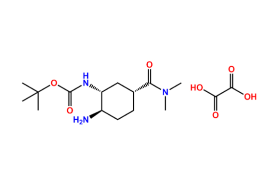 tert-butyl[(1R,2R,5R)-2amino-5-[((dimethylamino)carbomyl)]-cyclohexyl]carbamate oxalate