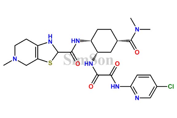 N1-(5-chloropyridin-2-yl)-N2-((1S,2R,5S)-5-(dimethylcarbamoyl)-2-(5-methyl-1,2,4,5,6,7-hexahydrothiazolo[5,4-c]pyridine-2-carboxamido)cyclohexyl) oxalamide