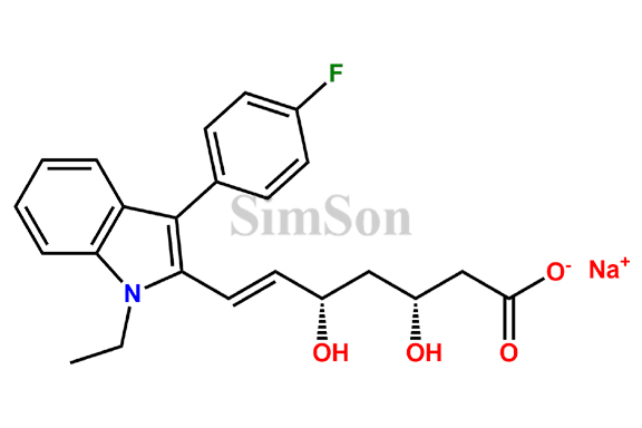 Fluvastatin EP Impurity C Sodium salt