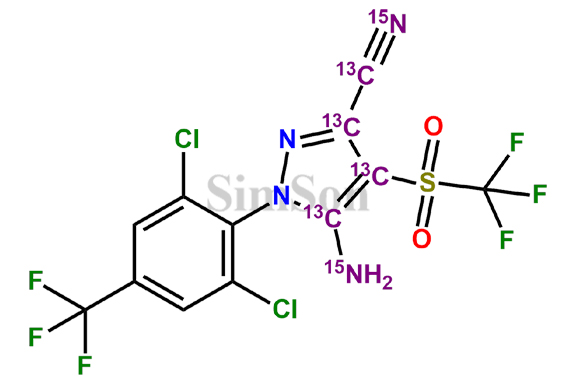 Fipronil-13C4,15N2