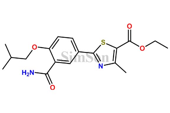 Febuxostat Ethyl Ester Amide Impurity