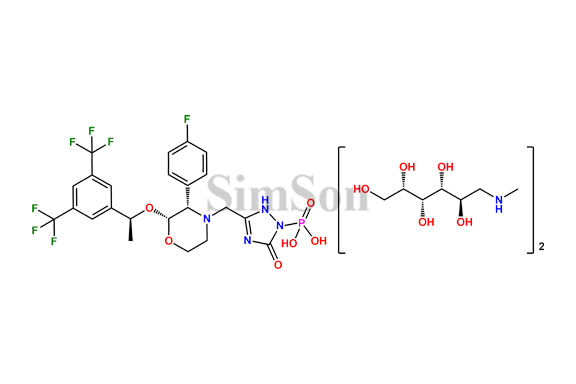 (1`S,2R,3S)-Fosaprepitant Dimeglumine