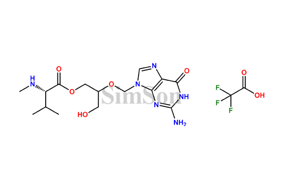 Ganciclovir Mono N-Methyl Valinate Trifluoroacetate