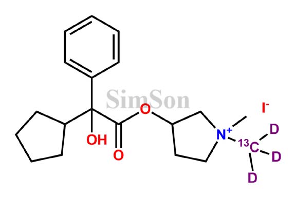 Glycopyrronium 13CD3 iodide