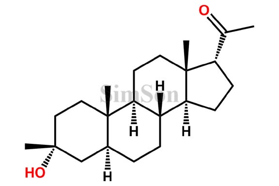 3alpha-hydroxy-3beta-methyl-5alpha,17alpha-pregnan-20-one