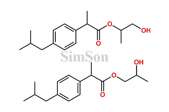 Ibuprofen 1,2-Propylene Glycol Esters (Mixture of Regio and Stereoisomers)