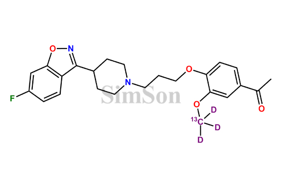 Iloperidone 13C D3
