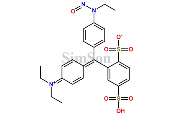 Desethyl Isosulfan Blue Nitroso Impurity