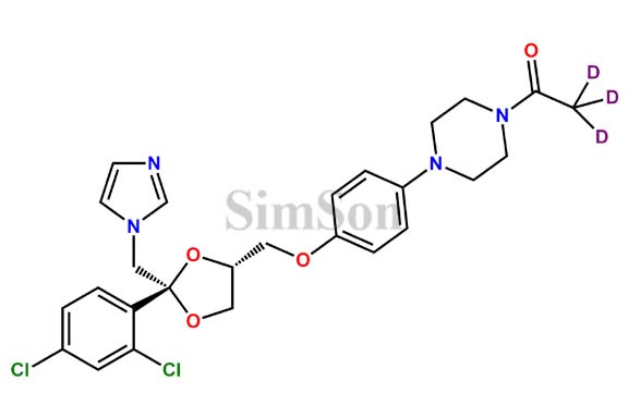 Levoketoconazole D3