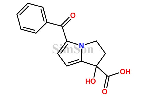 5-Benzoyl-1-hydroxy-2,3-dihydro-1H-pyrrolizine-1-carboxylic Acid