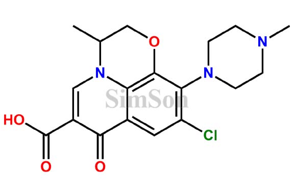 9-Chloro-9-defluoro Ofloxacin