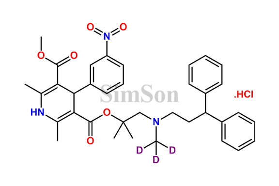 Lercanidipine D3 Hydrochloride