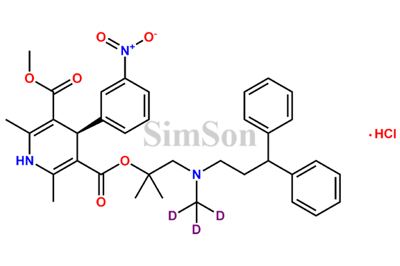 (R)-Lercanidipine-D3 Hydrochloride