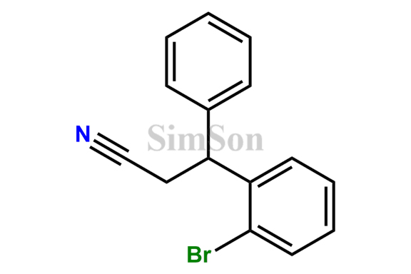 3-(2-bromophenyl)-3-phenylpropanenitrile