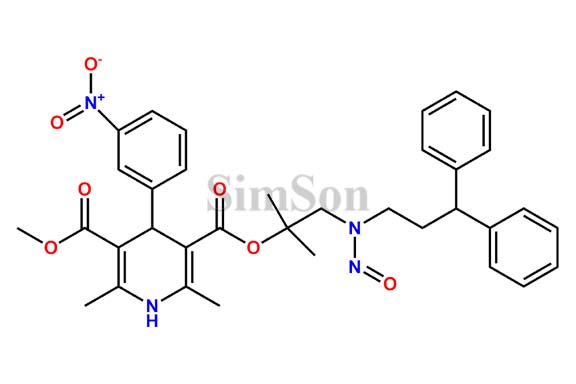 N-Desmethyl N-Nitroso Lercanidipine Impurity 1