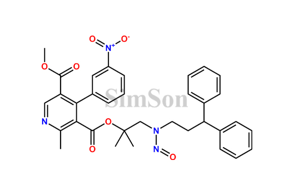 N-Nitroso N-Desmethyl Lercanidipine Impurity D