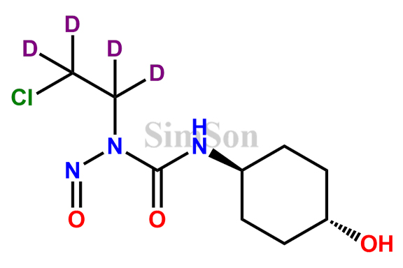 Trans-4`-Hydroxy CCNU Lomustine D4