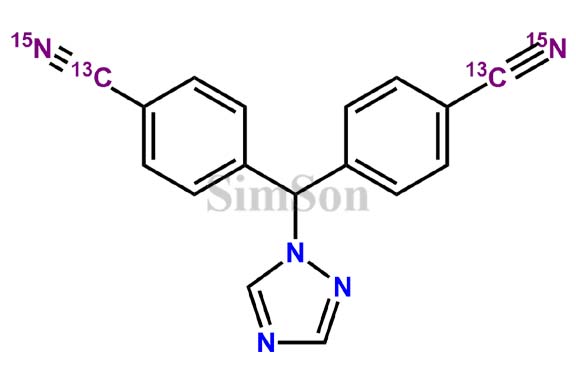 Letrozole 13C2 15N2