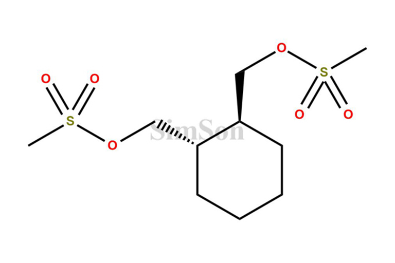 (1R,2R)-cyclohexane-1,2 diyl-bis(methylene)dimethane sulfonate