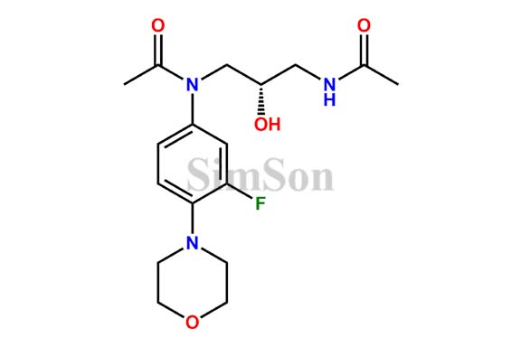 (S)-N-(3-acetamido-2-hydroxypropyl)-N-(3-fluoro-4-morpholinophenyl)acetamide