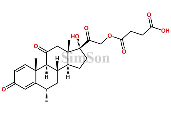 11-oxo-methylprednisolone hemisuccinate
