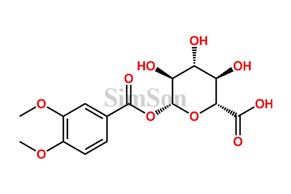 Veratric acid acyl beta D glucuronide