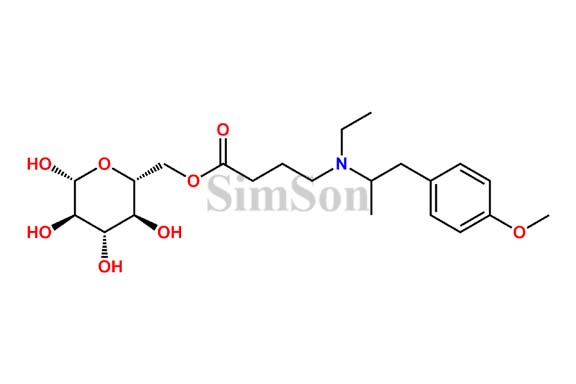 Mebeverine Acid Acyl beta D Glucuronide