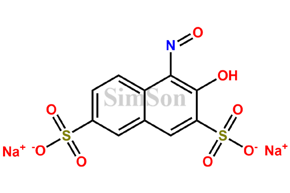 Disodium 1-nitroso-3,6-disulfo-2-naphthol