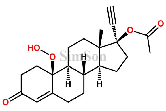 10beta-Hydroperoxy Norethindrone Acetate