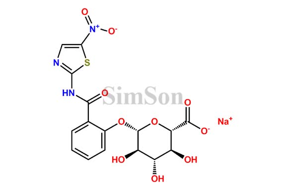 Tizoxanide Glucuronide, Sodium Salt