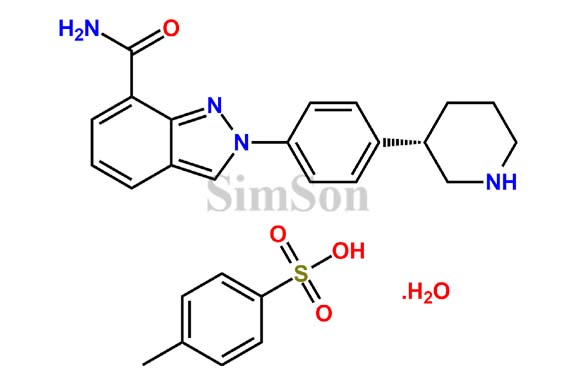 Niraparib tosylate monohydrate