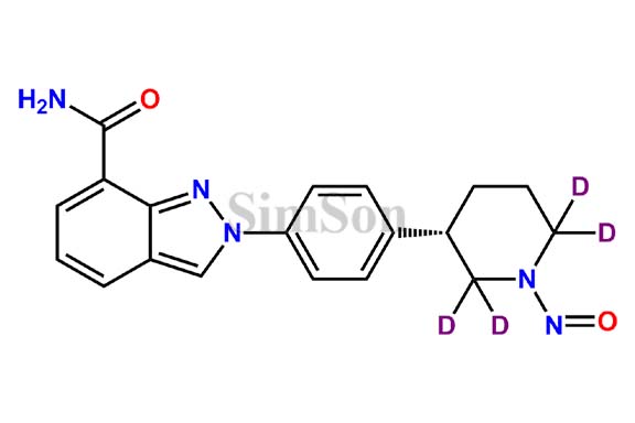 N-Nitroso Niraparib D4