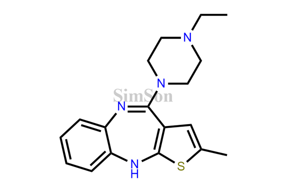 N-Desmethyl N-Ethyl Olanzapine