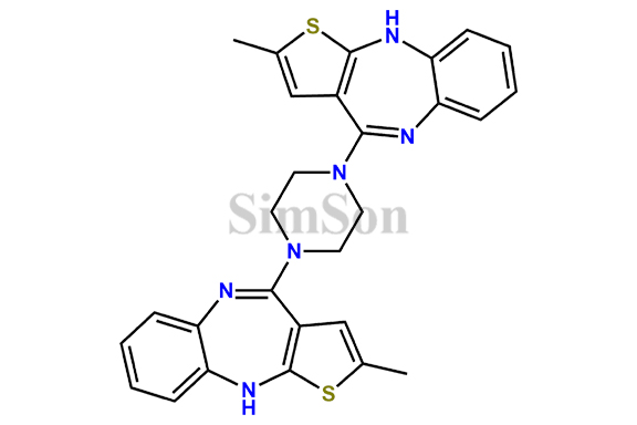Bis-[10(2-methyl-4H-3-thia-4,9-diazabenzo[f]azulene)]-1,4-piperazine