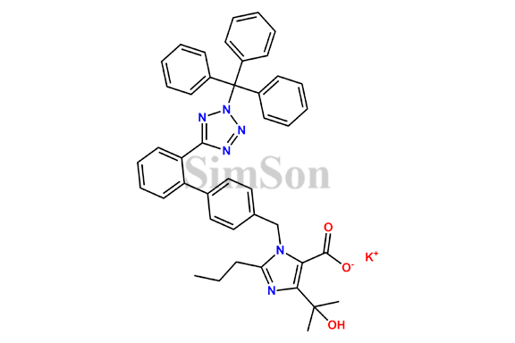 Olmesartan N1-Trityl Potassium Salt